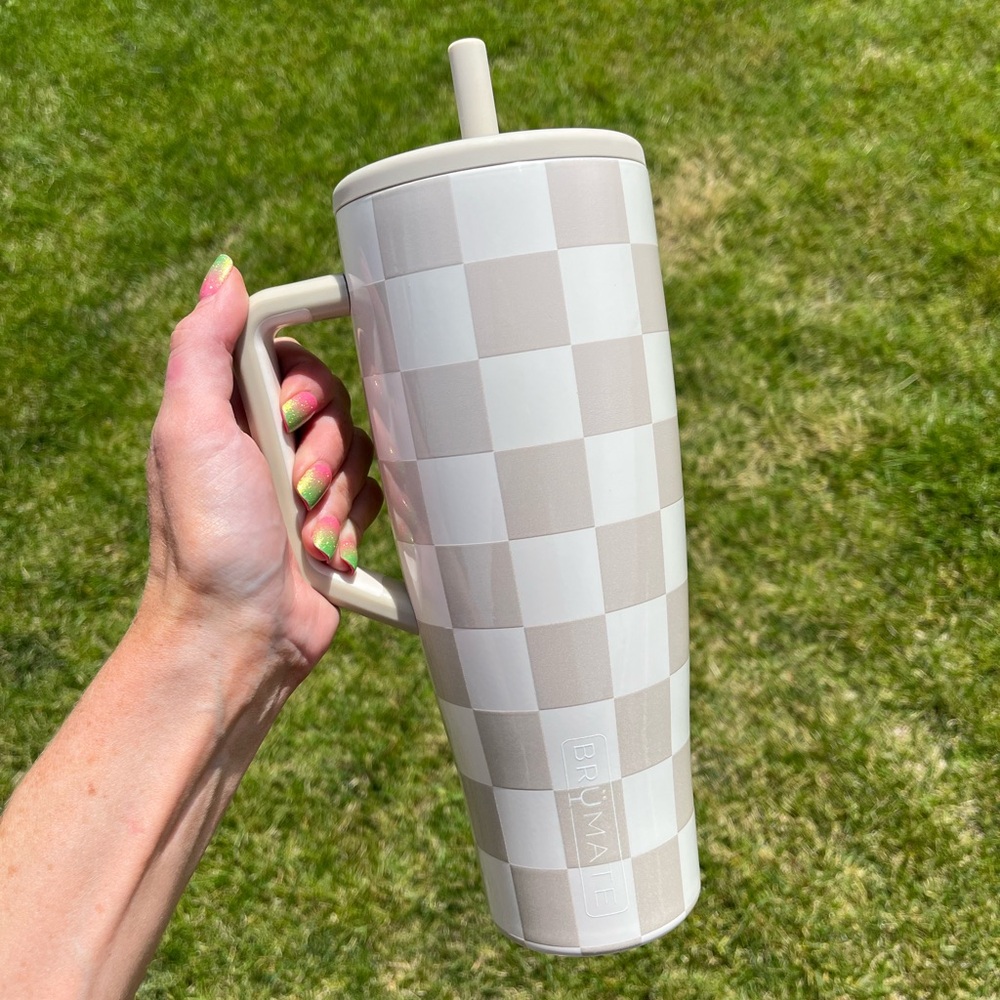 BrüMate Limited Edition Tan Checker Era 40 oz
